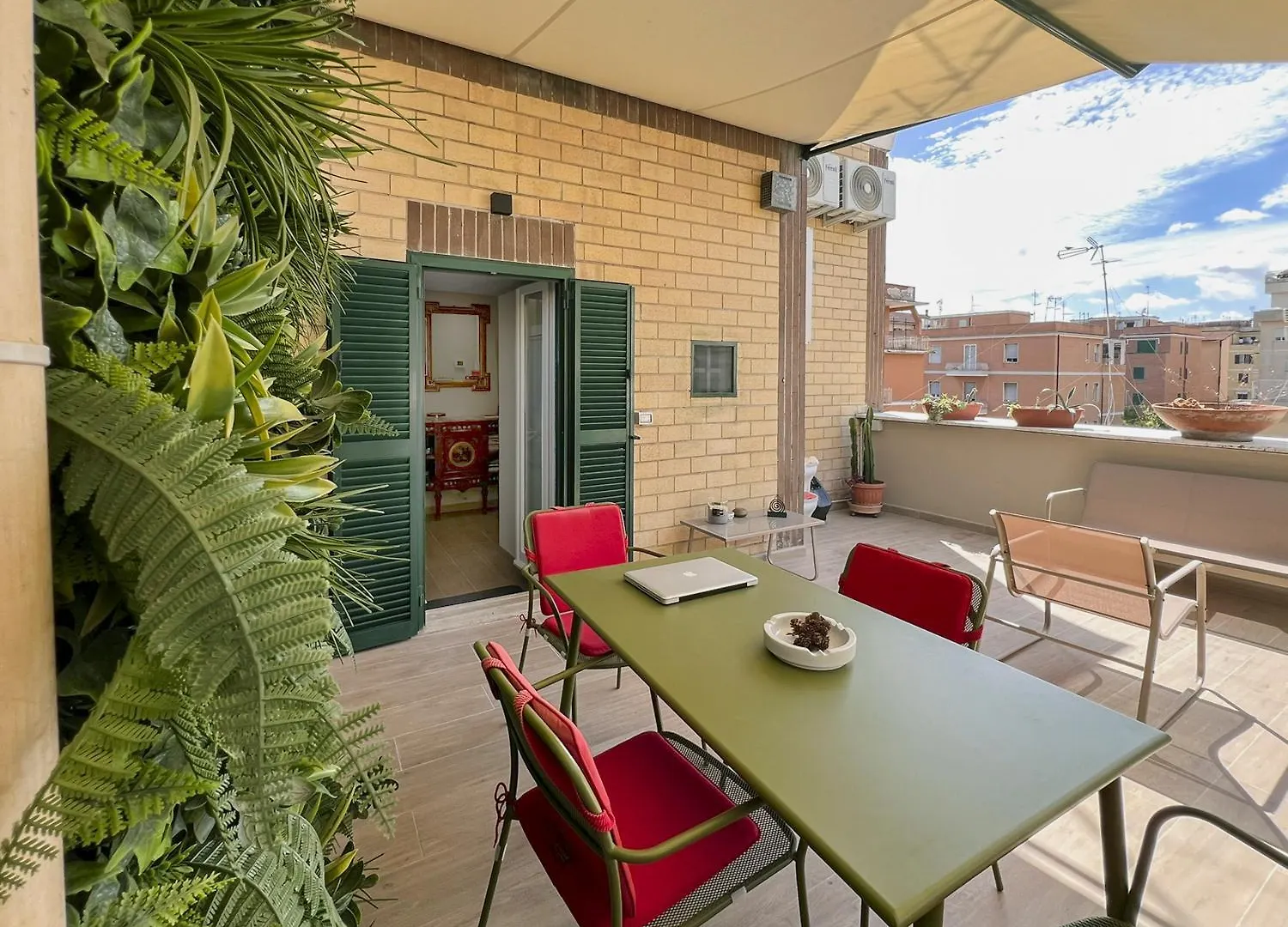 Attico Urbano Terrazza Su Roma Metro A Cornelia Apartman Olaszország
