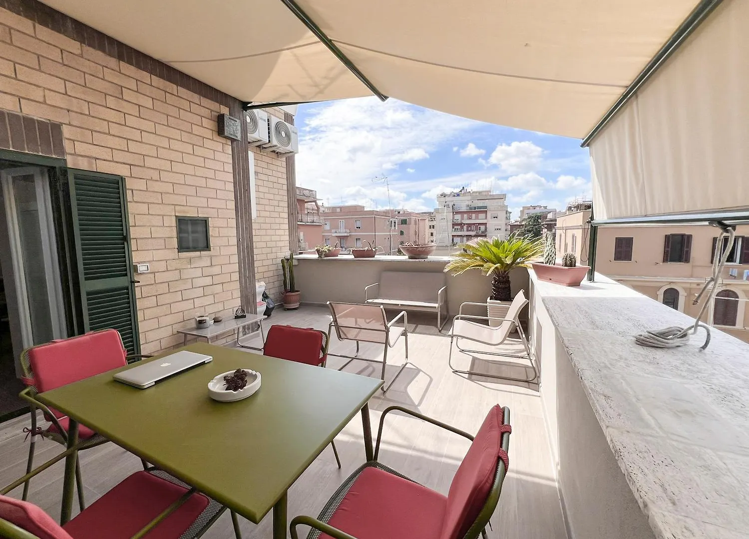 Attico Urbano Terrazza Su Roma Metro A Cornelia Apartman Olaszország