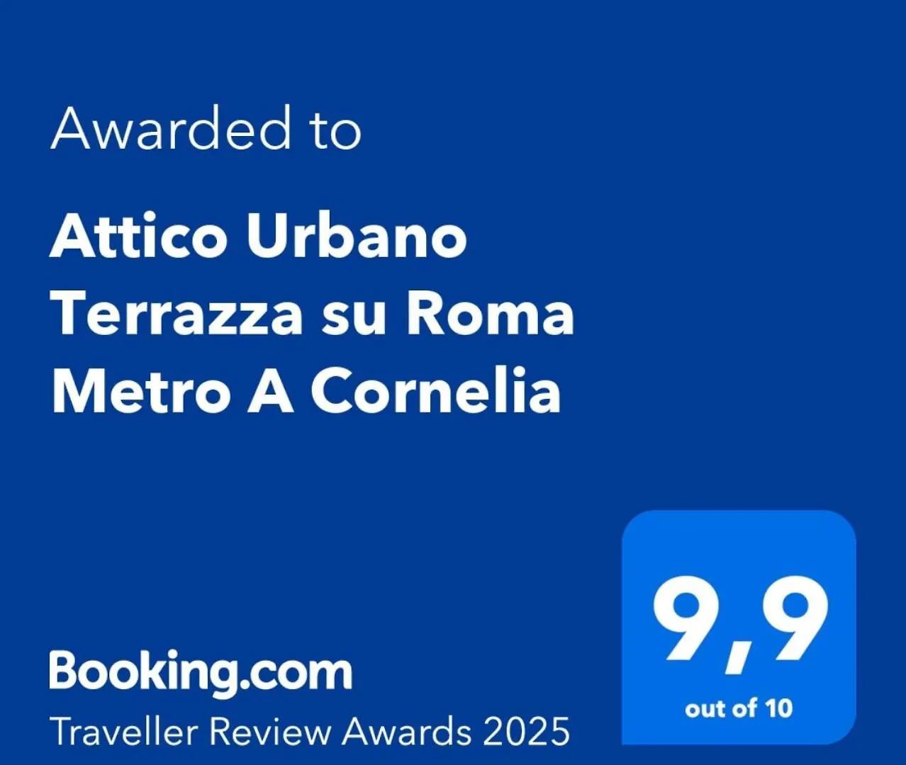Attico Urbano Terrazza Su Roma Metro A Cornelia Apartment Italy